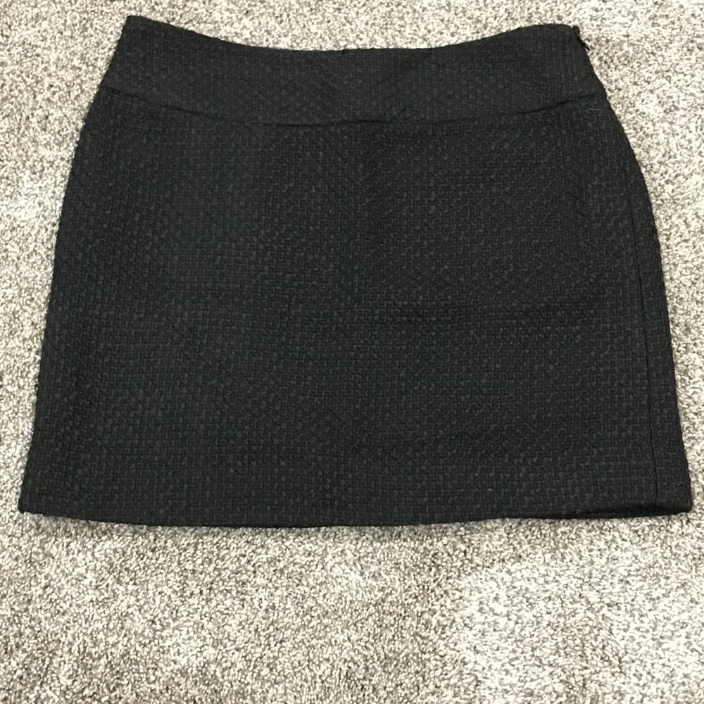 Black Tweed Skirt from The Limited